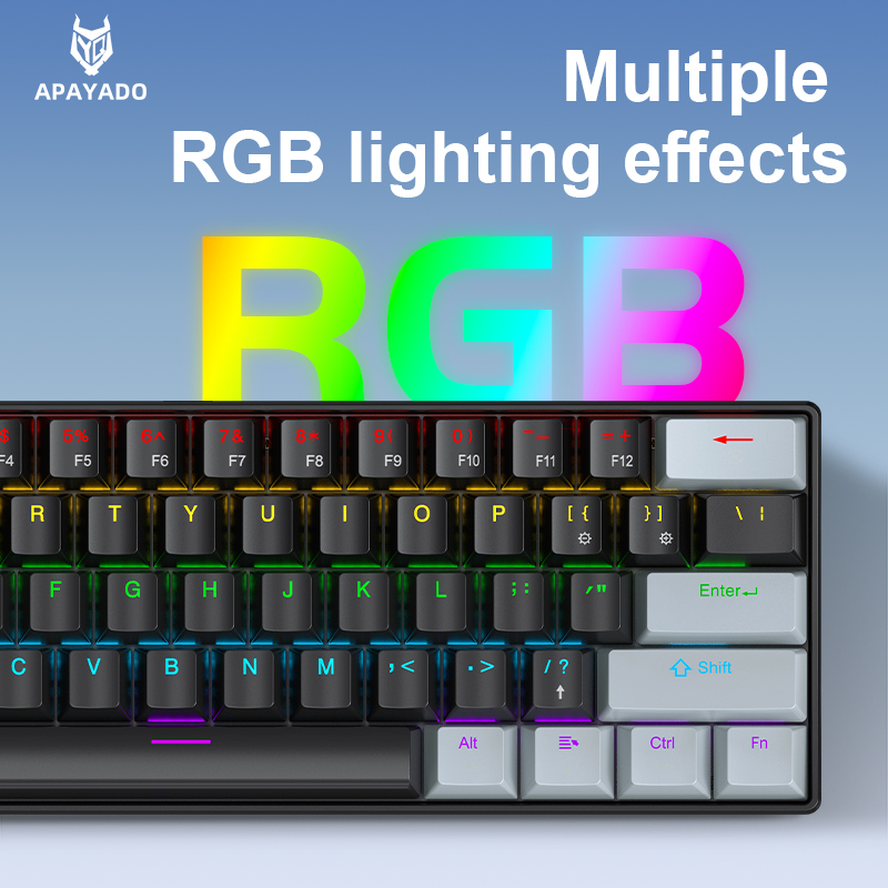 APAYADO K61 Keyboard Mekanis M - Gaming Keyboard Mini ulasan dan harga