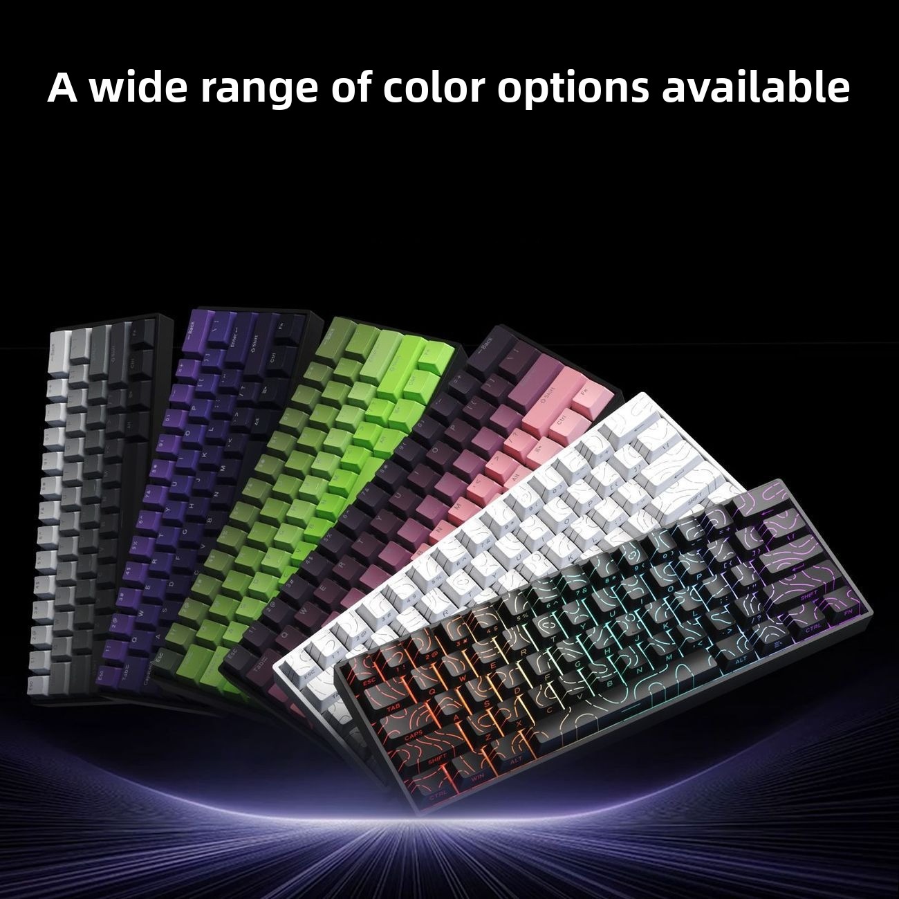 Teclado 60% Wireless Bluetooth - Keyboard Gaming Blue Switch ulasan dan harga